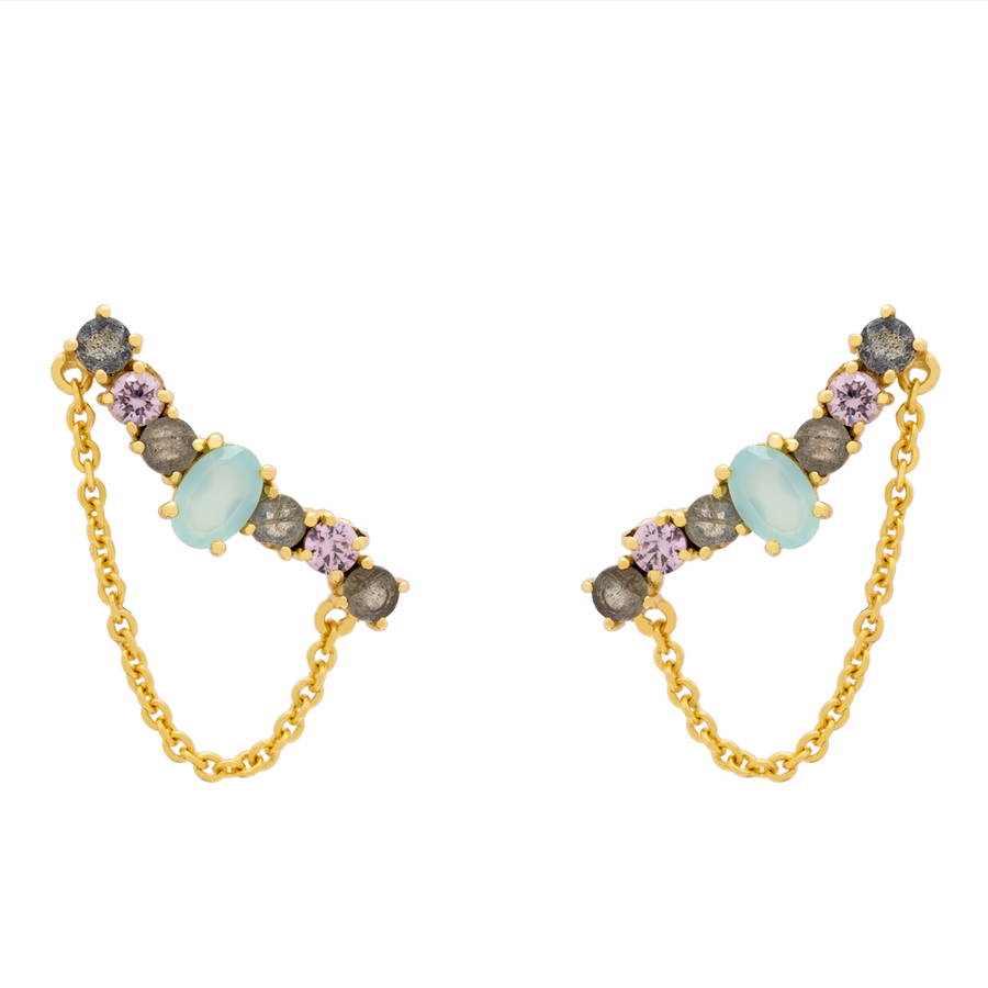 lavani Pendientes Trepadores Nadine