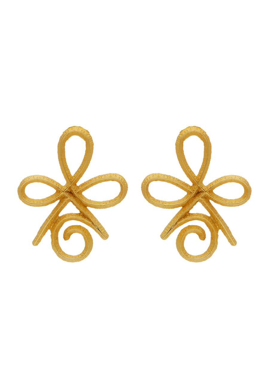 lavani Pendientes Unconditional Love Dorado