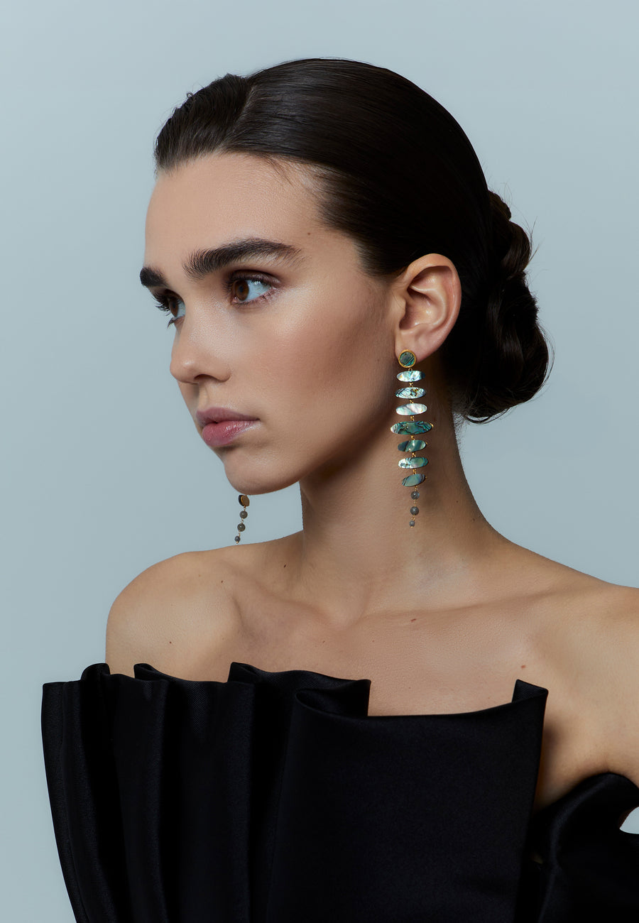 Lavani Pendientes Zenith Abalone