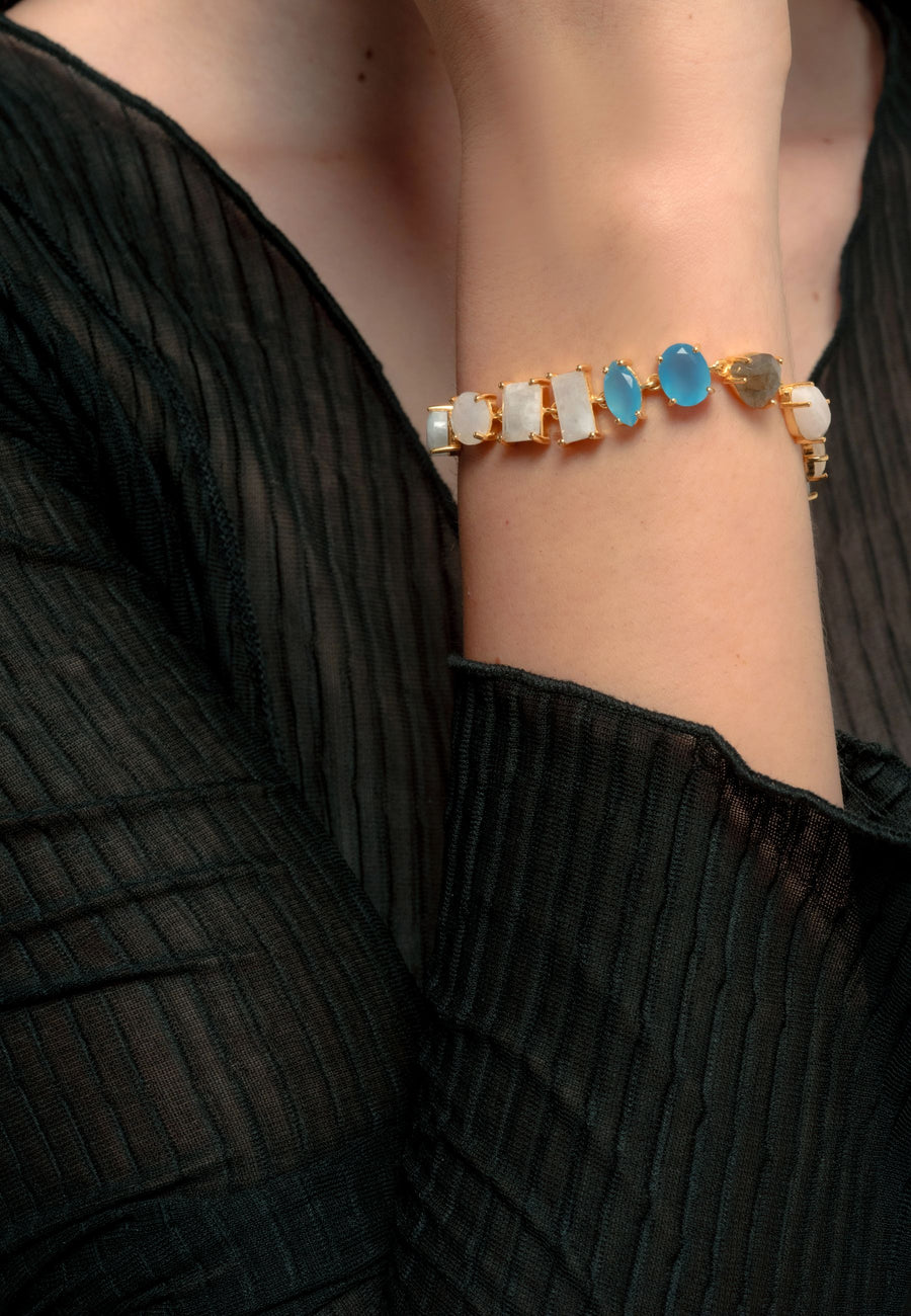 Lavani Pulsera Portobello Blanca