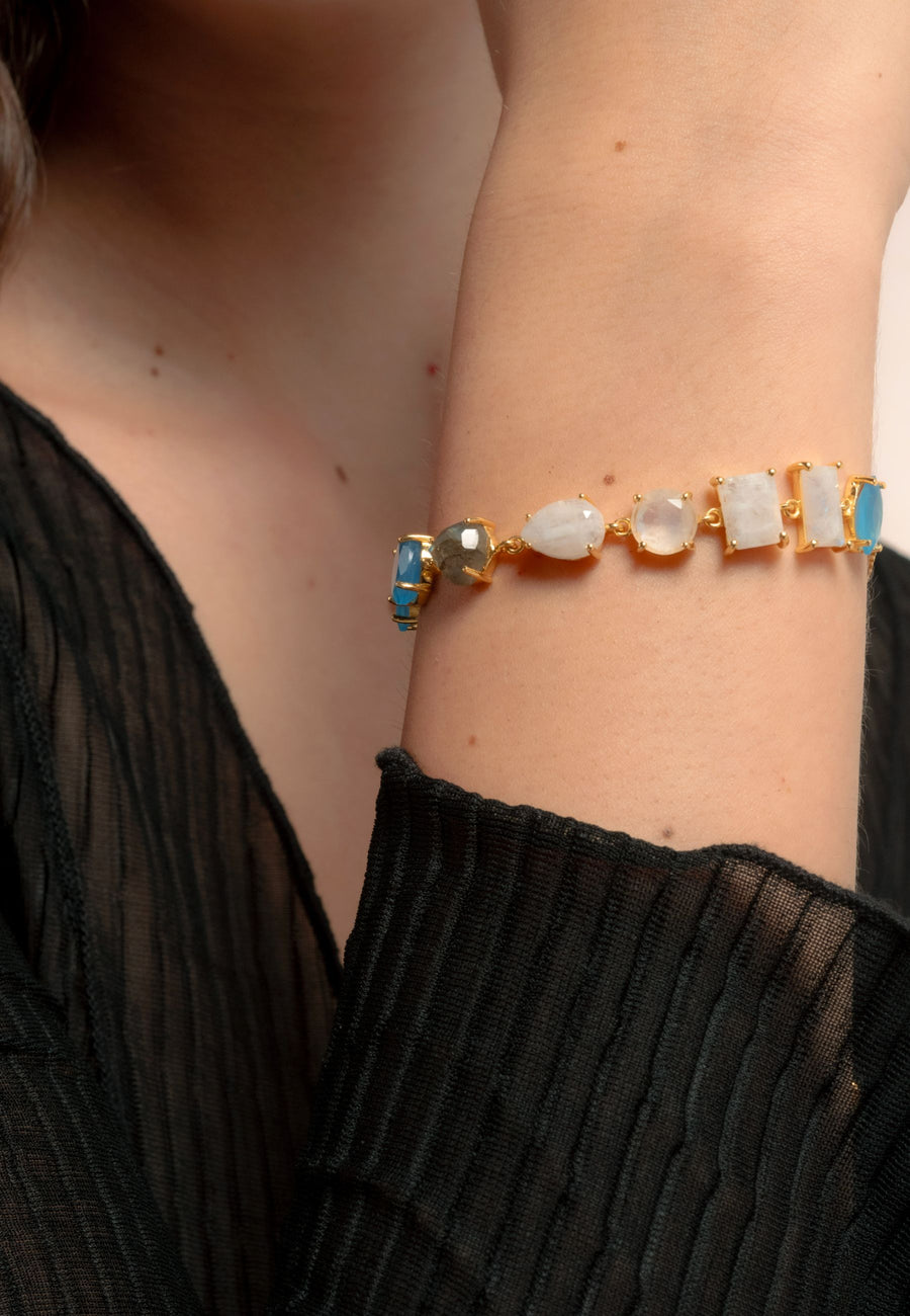 Lavani Pulsera Portobello Blanca