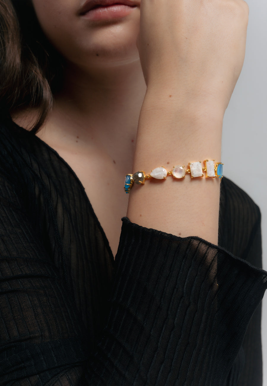 Lavani Pulsera Portobello Blanca