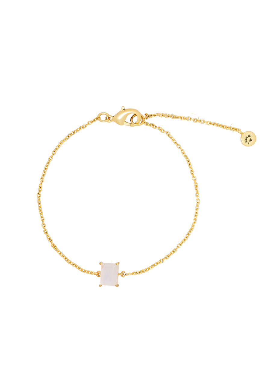 lavani Pulsera Portobello Mini Piedraluna Cuadrada
