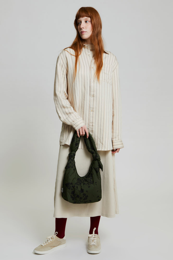 Lefrik Biwa Puffy Mini Bag Floral Green