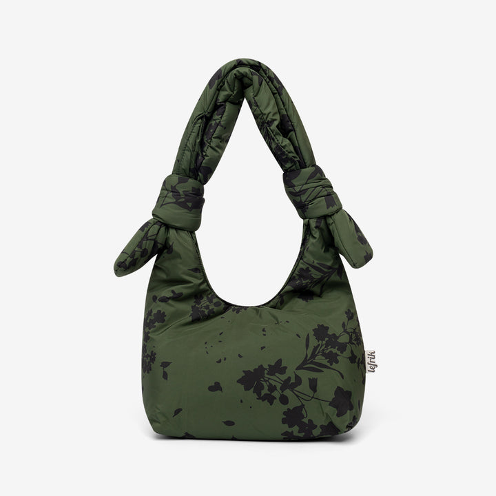 lefrik Biwa Puffy Mini Bag Floral Green