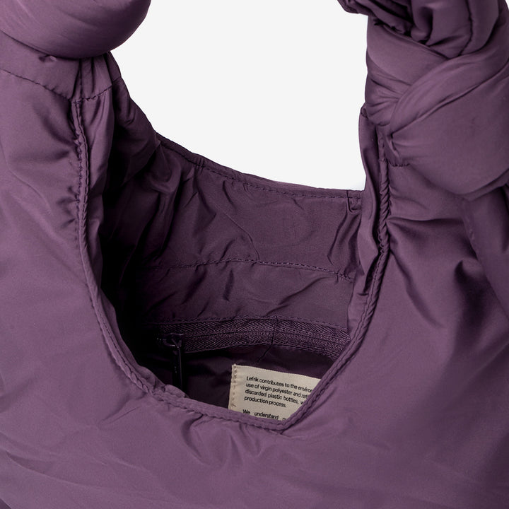 Lefrik Biwa Puffy Mini Bag Plum