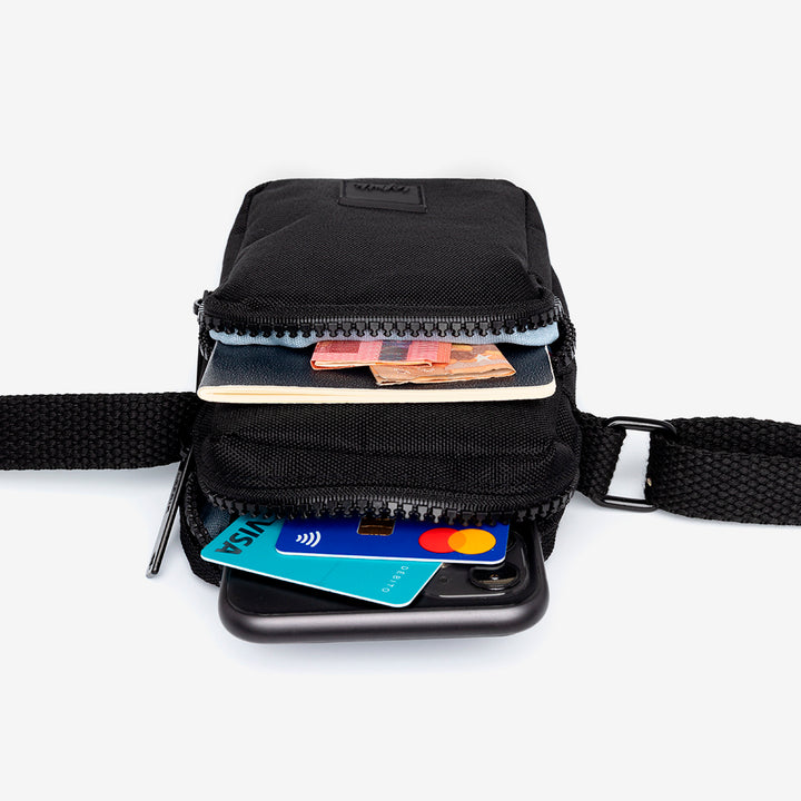 Lefrik Bolso Amsterdam Black Stripes