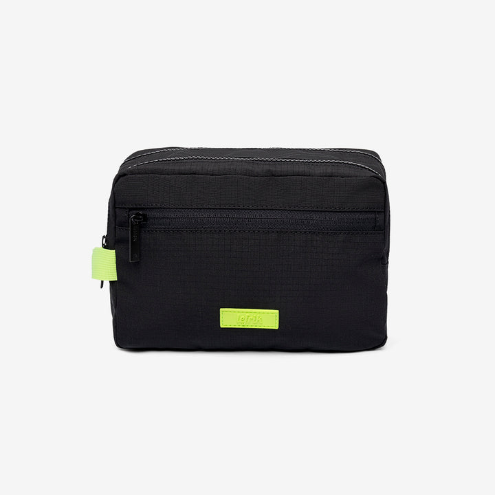 lefrik Kei Double Washbag Black Lime Vandra