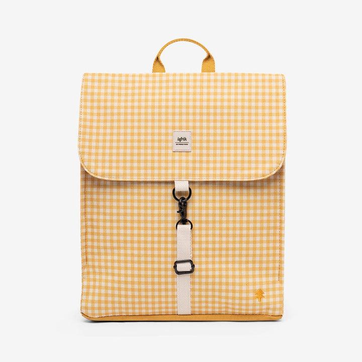 lefrik Mochila Handy Mini Vichy Mustard