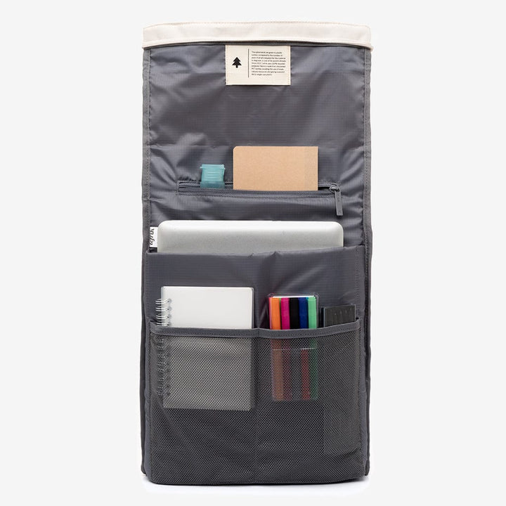 Lefrik Mochila Roll Reflective Ecru