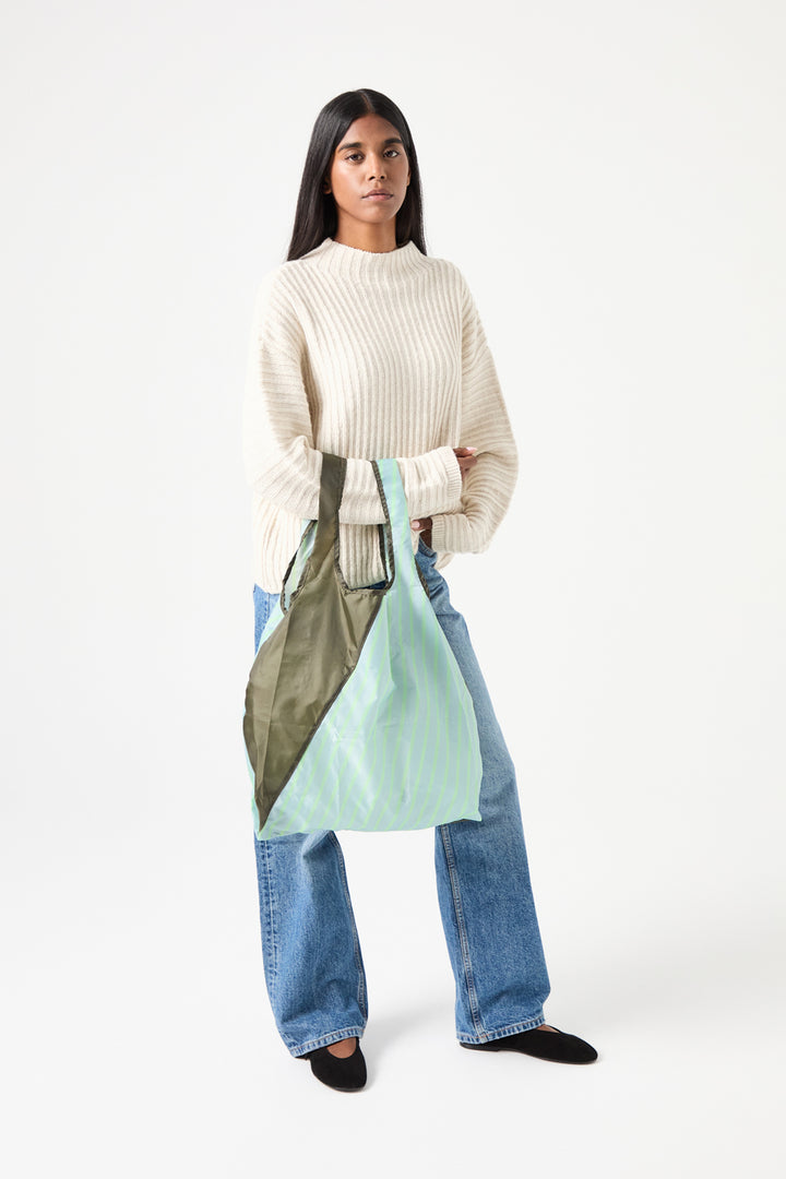 Lefrik Offcut Bag Olive Dream Blue