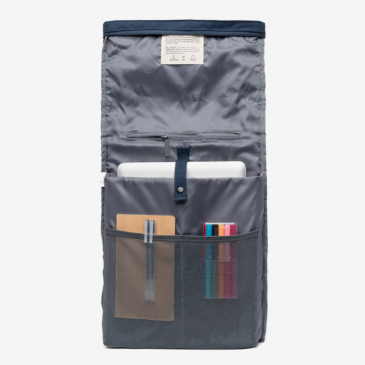 Lefrik Roll Backpack Navy