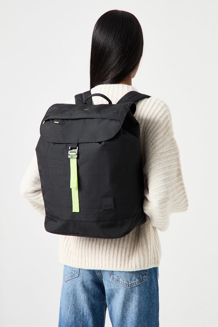 Lefrik Scout Backpack Black Lime Vandra