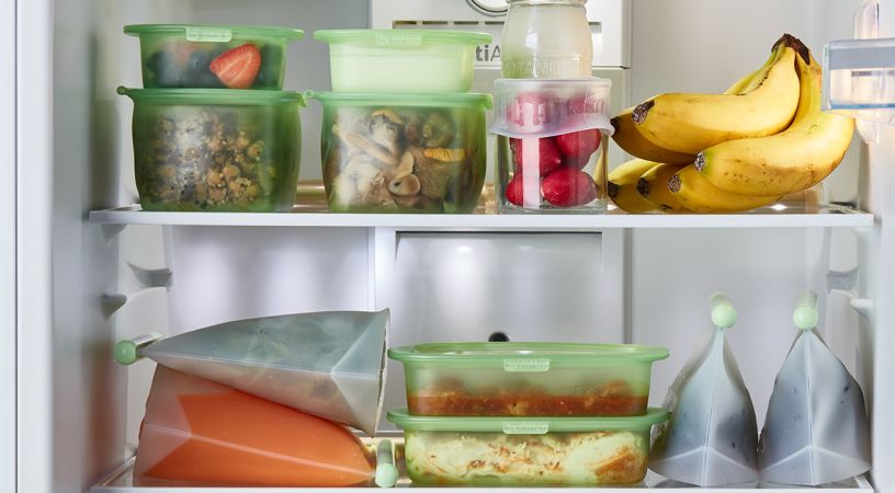 Lékué Kit De 3 Recipientes Reutilizables De Silicona