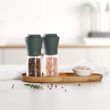 Lékué Set De Molinillos De Sal Y Pimienta