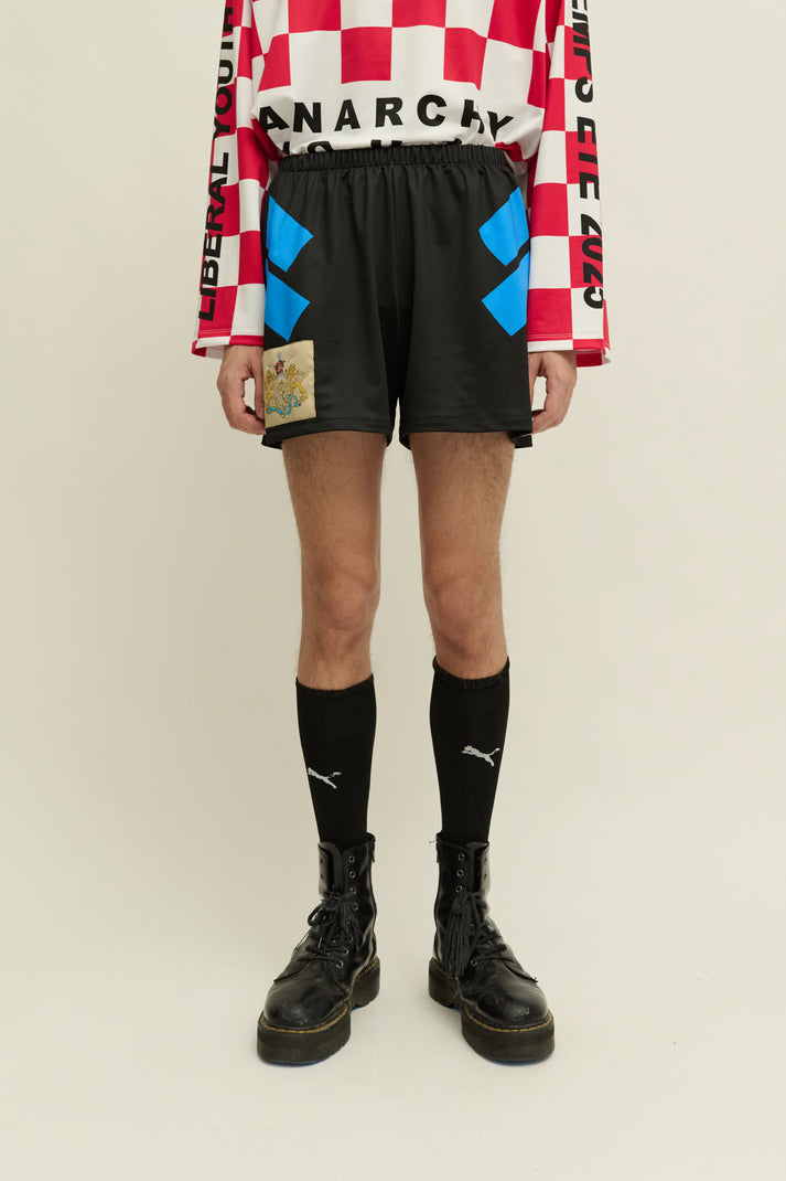 liberal youth ministry OLYMPIAN BLACK SHORTS