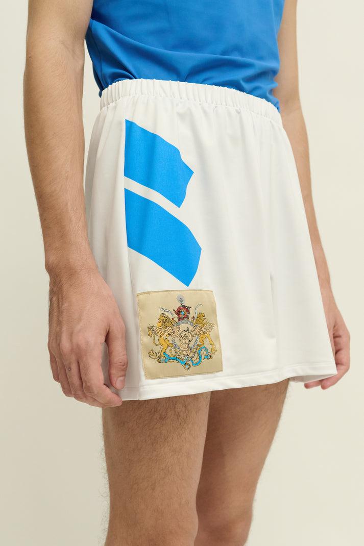 Liberal Youth Ministry OLYMPIAN WHITE SHORTS