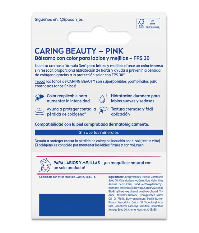 Liposan Liposan Caring Beauty Pink