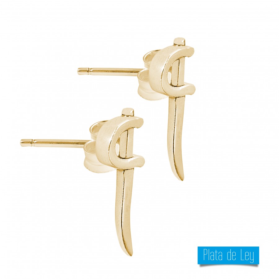 live is laf Pendientes Daga oro Playmobil