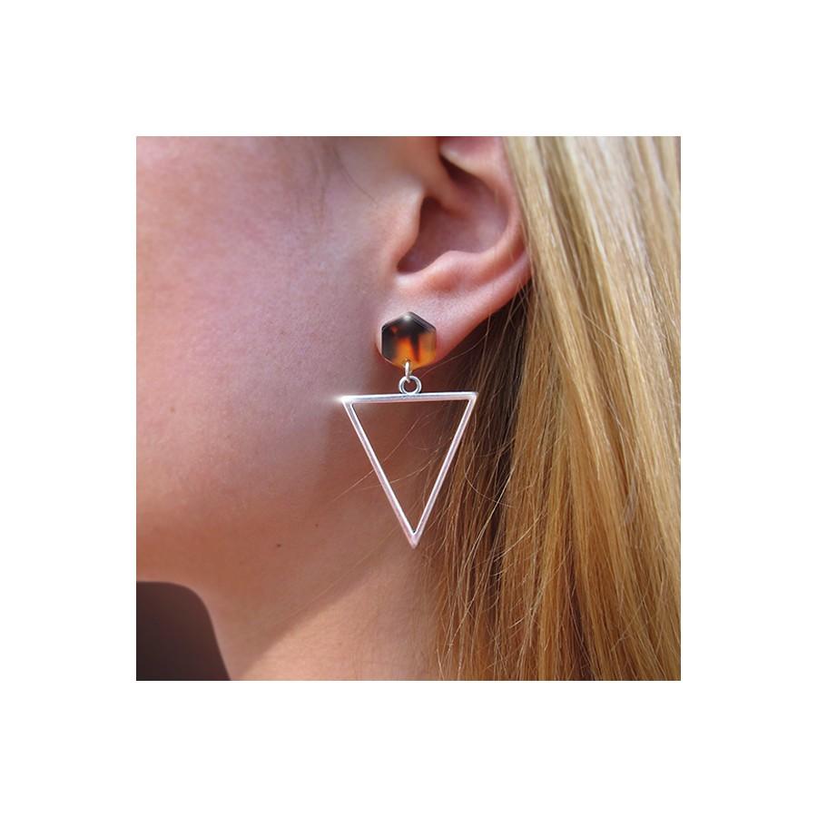 Live Is Laf Pendientes Pirámide LAF