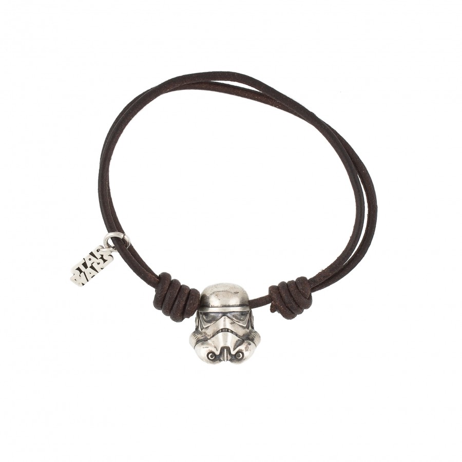 Live Is Laf Pulsera Trooper Cuero Marrón Star Wars