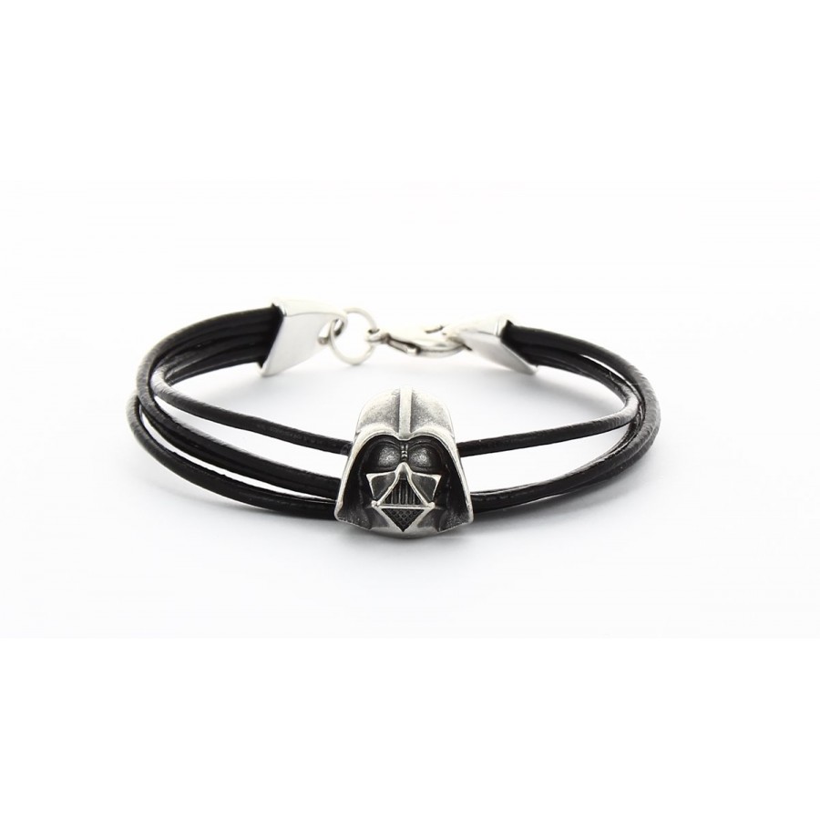 live is laf Pulsera Darth Vader tiras cuero Star Wars
