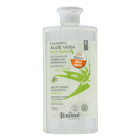 lixone CHAMPÚ CABELLOS NORMALES de Aloe Vera 300 ml