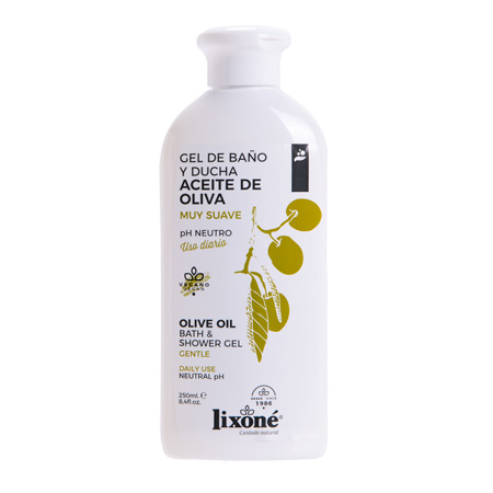 lixone GEL de BAÑO y DUCHA de Aceite de Oliva 250 ml