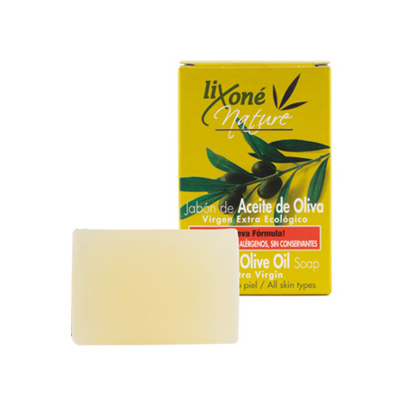 lixone JABÓN de Aceite de Oliva virgen extra Ecológico 125 ml