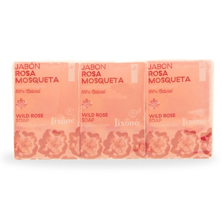 lixone JABÓN de Rosa Mosqueta con Glicerina Vegetal