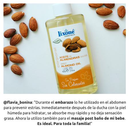 lixone ACEITE De Almendras Dulces 150 Ml