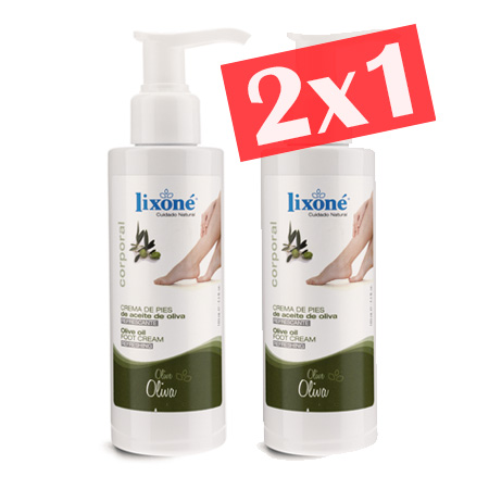 lixone CREMA de PIES de Aceite de Oliva 150 ml
