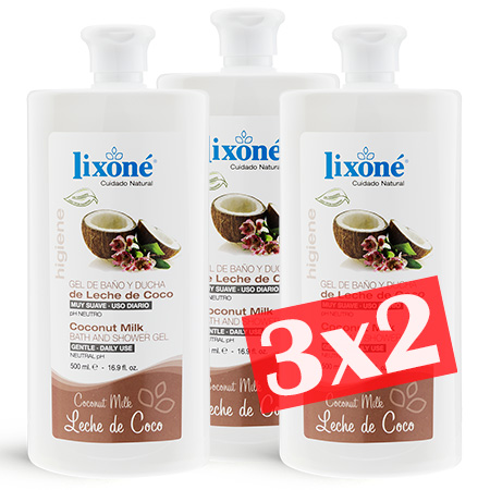 lixone GEL de BAÑO y DUCHA de Coco 500 ml