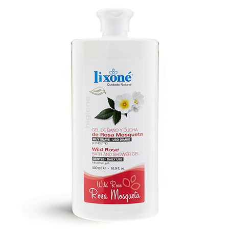 lixone GEL de BAÑO y DUCHA de Rosa Mosqueta 500 ml