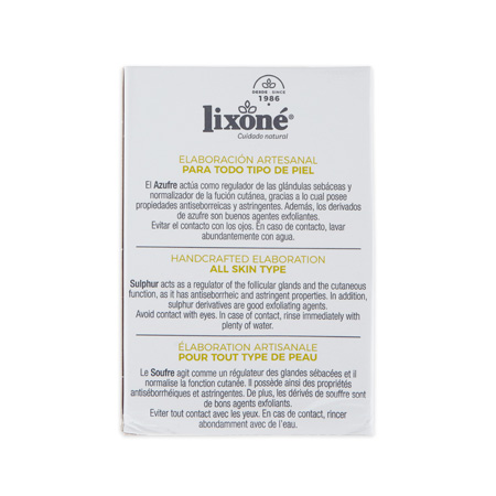 Lixone JABÓN De Azufre