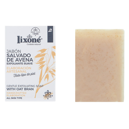 lixone JABÓN EXFOLIANTE con Salvado de Avena