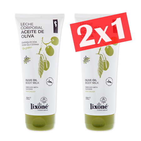 lixone LECHE CORPORAL de Aceite de Oliva 200 ml