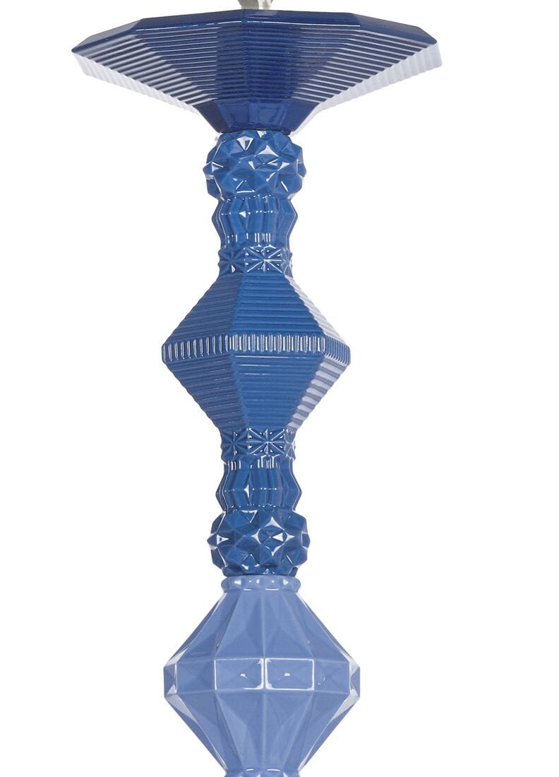 Lladro Chandelier Belle De Nuit 12 Luces. Azul (CE/UK/CCC)