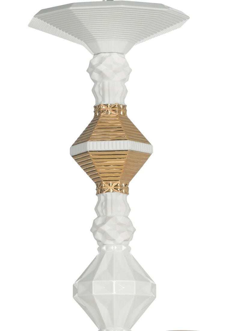 lladro Chandelier Belle de Nuit 12 luces. Lustre oro (CE/UK/CCC)