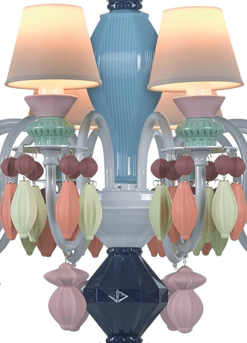 Lladro Chandelier Belle De Nuit 12 Luces. Multicolor (CE/UK/CCC)