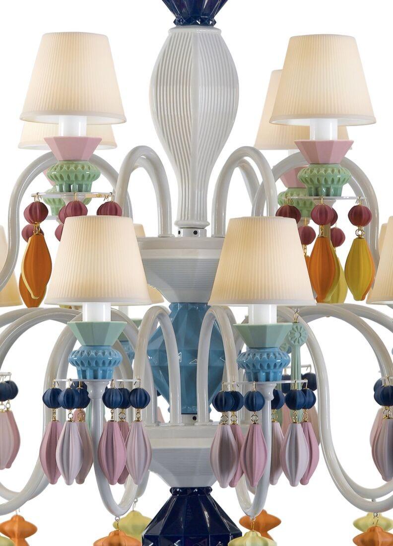 Lladro Chandelier Belle De Nuit 24 Luces. Multicolor (CE/UK/CCC)