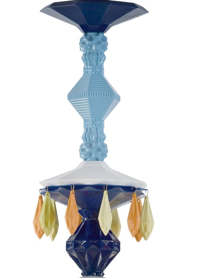 lladro Chandelier Belle de Nuit 24 luces. Multicolor (CE/UK/CCC)