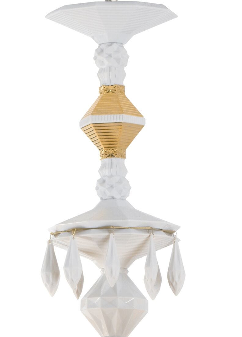 Lladro Chandelier Belle De Nuit 40 Luces. Lustre Oro (CE/UK)