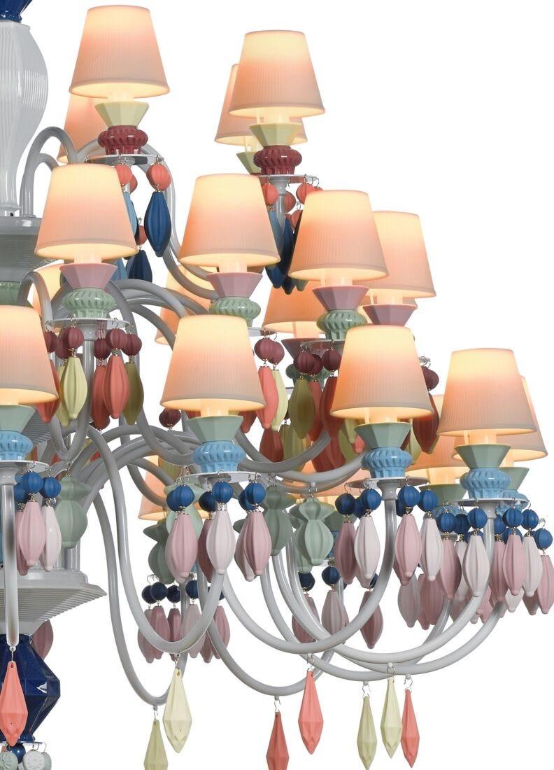 lladro Chandelier Belle de Nuit 40 luces. Multicolor (CE/UK)