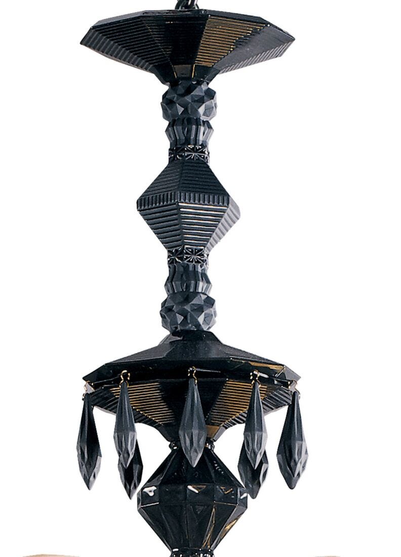 Lladro Chandelier Belle De Nuit 40 Luces. Negro Absoluto (CE/UK)
