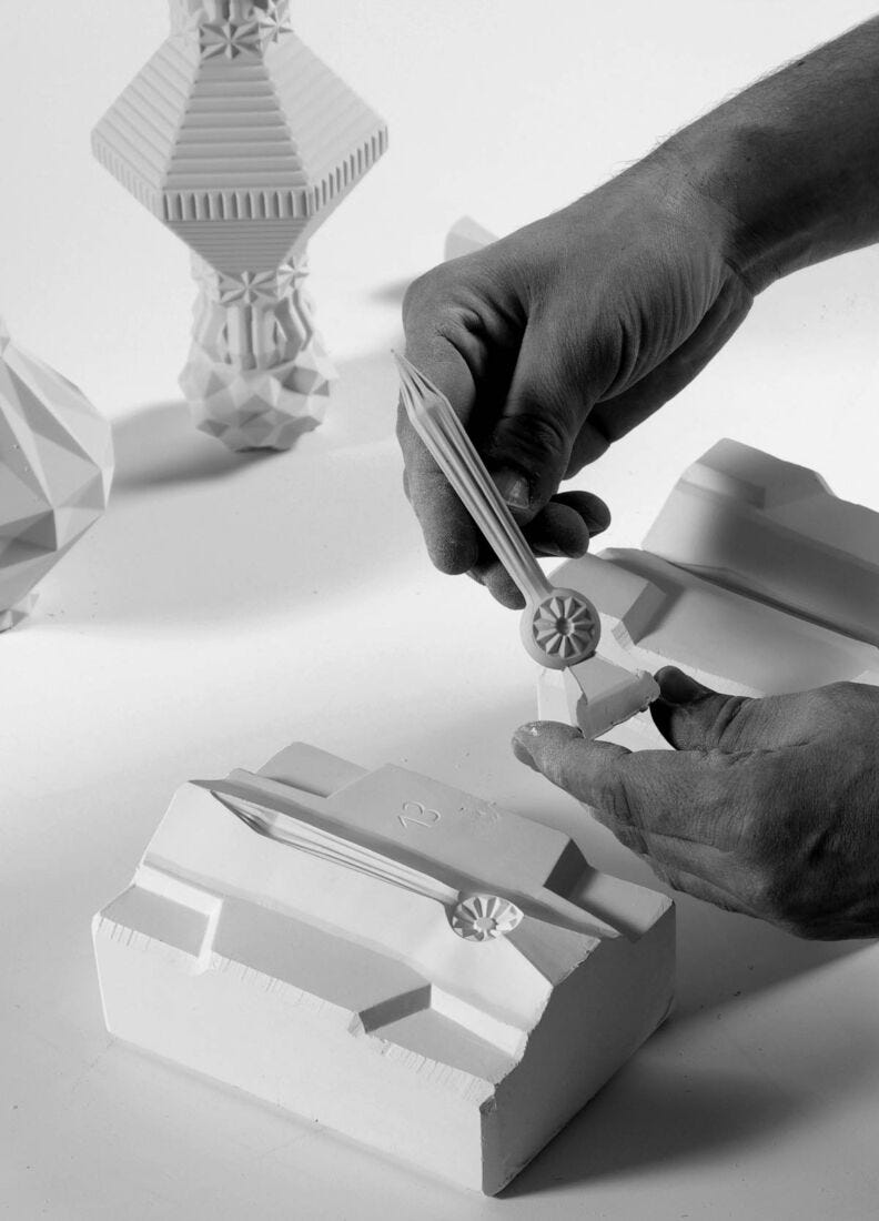 Lladro Chandelier Belle De Nuit 56 Luces. Azul (CE/UK)