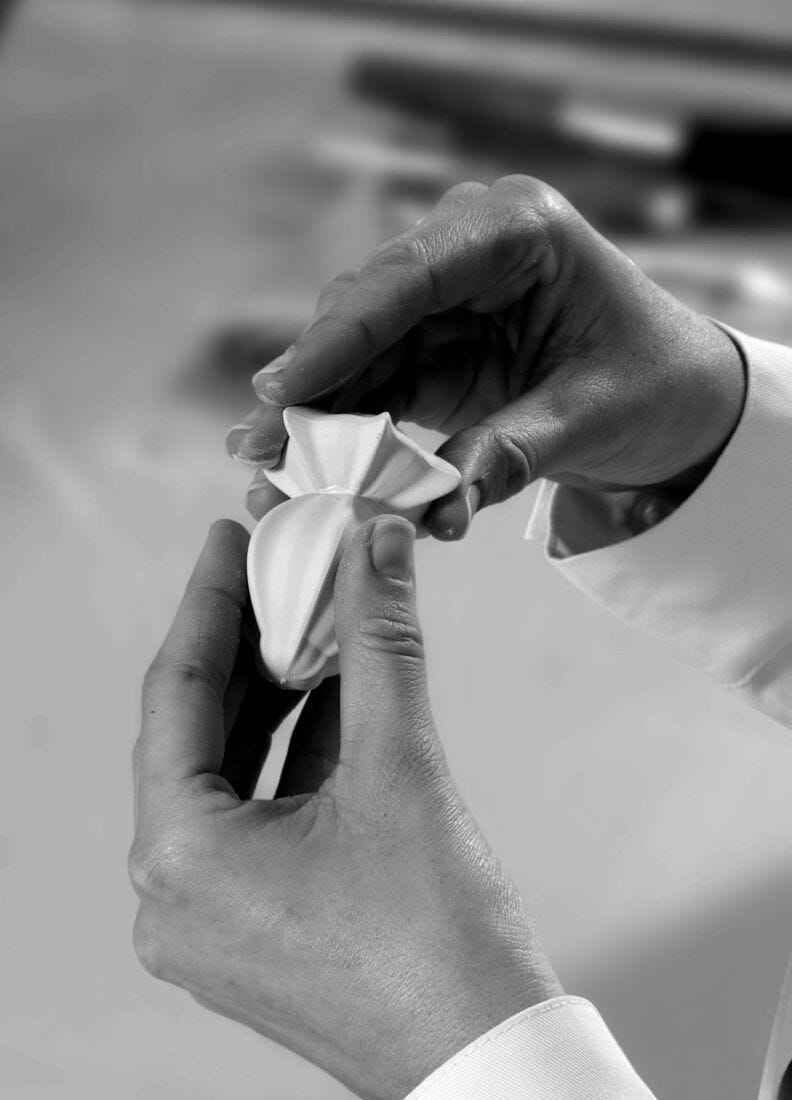 Lladro Chandelier Belle De Nuit 56 Luces. Azul (CE/UK)