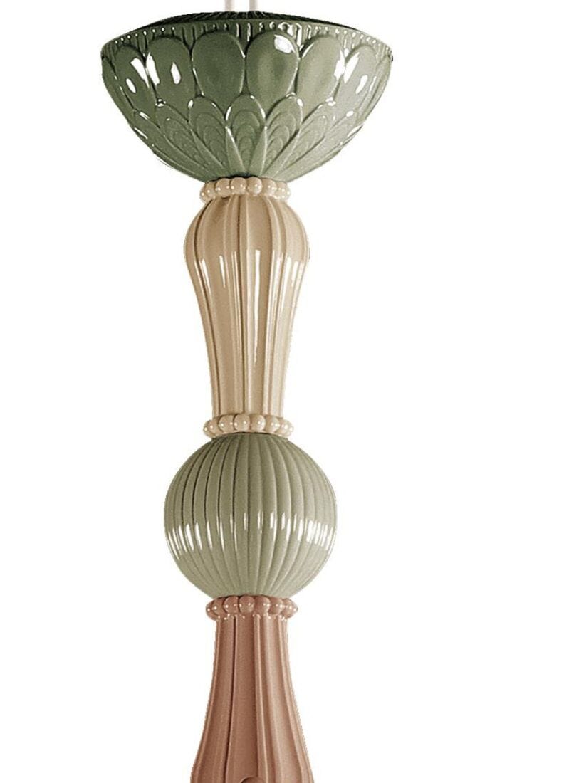 Lladro Chandelier Ivy And Seed 16 Luces. Mediano Plano. Especias (CE/UK/CCC)