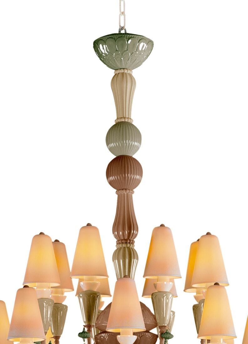 Lladro Chandelier Ivy And Seed 32 Luces. Grande. Especias (CE/UK)