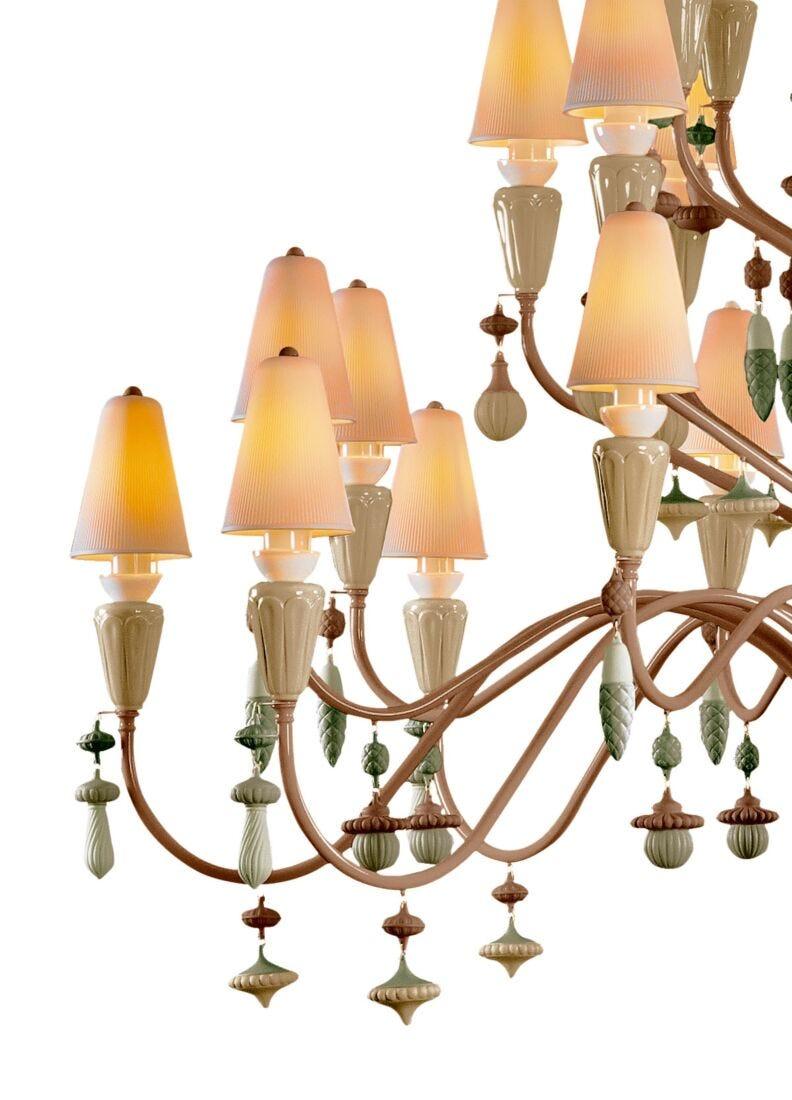 Lladro Chandelier Ivy And Seed 32 Luces. Grande. Especias (CE/UK)
